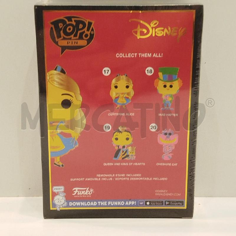 FUNKO POP PIN DISNEY 17 CURTSYING ALICE  | Mercatino dell'Usato Roma re di roma 2
