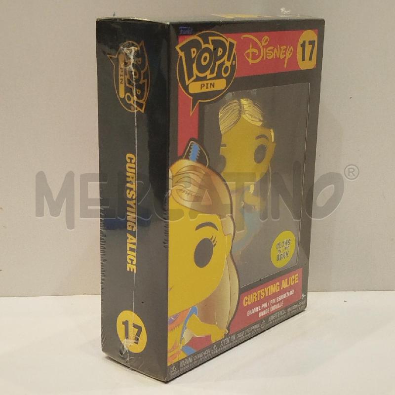 FUNKO POP PIN DISNEY 17 CURTSYING ALICE  | Mercatino dell'Usato Roma re di roma 4