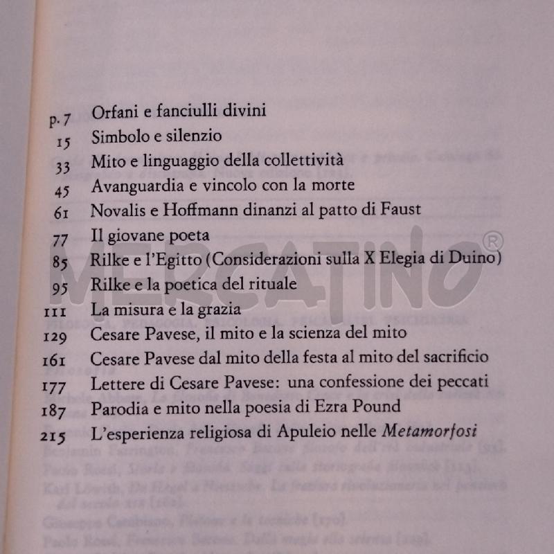FURIO JESI LETTERATURA E MITO 1983 EINAUDI | Mercatino dell'Usato Roma re di roma 5