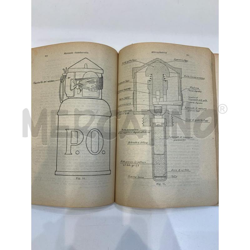 GAMBAROTTA MANUALE MILITARE PER LE SCUOLE ALLIEVI UFFICIALI E SOTTOUFFICIALI 1922 | Mercatino dell'Usato Roma re di roma 4