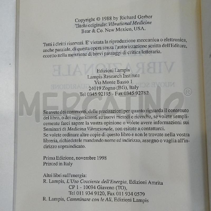GERBER MEDICINA VIBRAZIONALE | Mercatino dell'Usato Roma re di roma 4