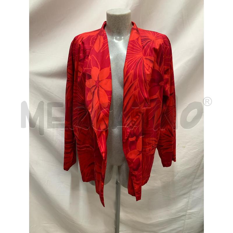 GIACCA ATELIER SORELLE FONTANA ROSSO STAMPA FLOREALE  | Mercatino dell'Usato Roma re di roma 1