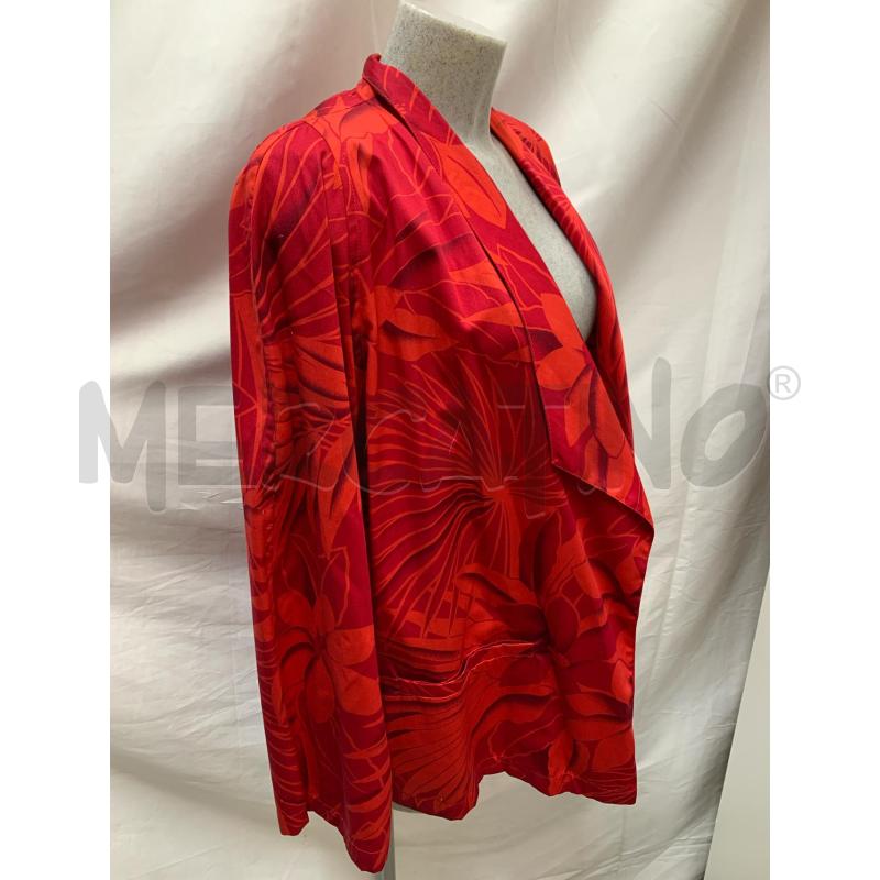 GIACCA ATELIER SORELLE FONTANA ROSSO STAMPA FLOREALE  | Mercatino dell'Usato Roma re di roma 2