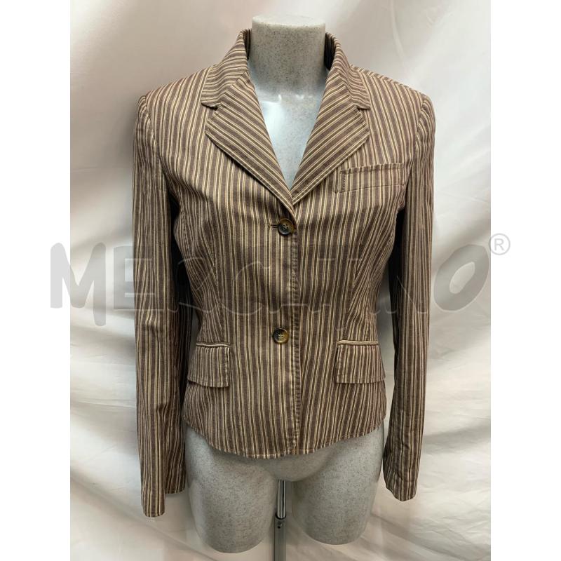 GIACCA DONNA DOLCE & GABBANA MARRONE RIGHE BEIGE  | Mercatino dell'Usato Roma re di roma 1