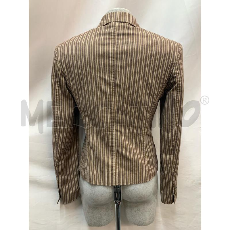 GIACCA DONNA DOLCE & GABBANA MARRONE RIGHE BEIGE  | Mercatino dell'Usato Roma re di roma 3