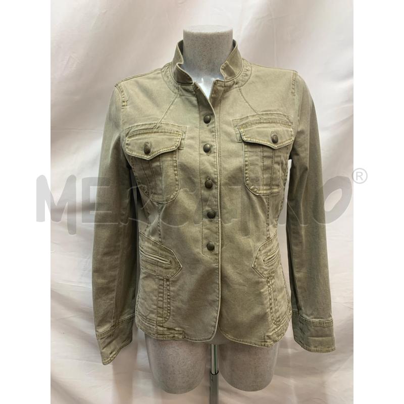 GIACCA DONNA MARELLA JEANS VERDE DEGRADE' BOTTONI BRONZATI | Mercatino dell'Usato Roma re di roma 1