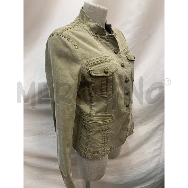 GIACCA DONNA MARELLA JEANS VERDE DEGRADE' BOTTONI BRONZATI | Mercatino dell'Usato Roma re di roma 2