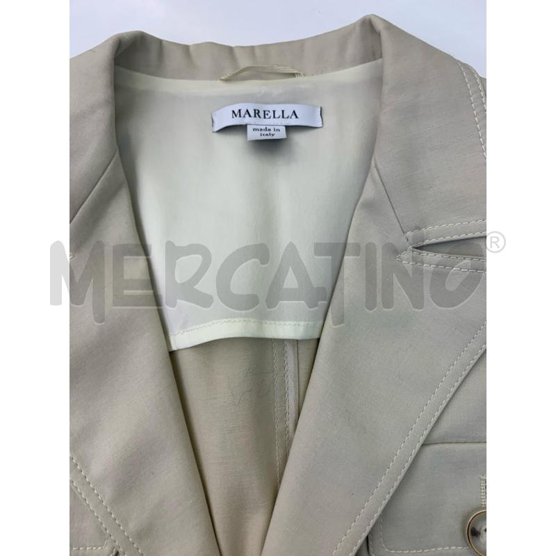 GIACCA DONNA MARELLA PANNA TASCHE  | Mercatino dell'Usato Roma re di roma 5