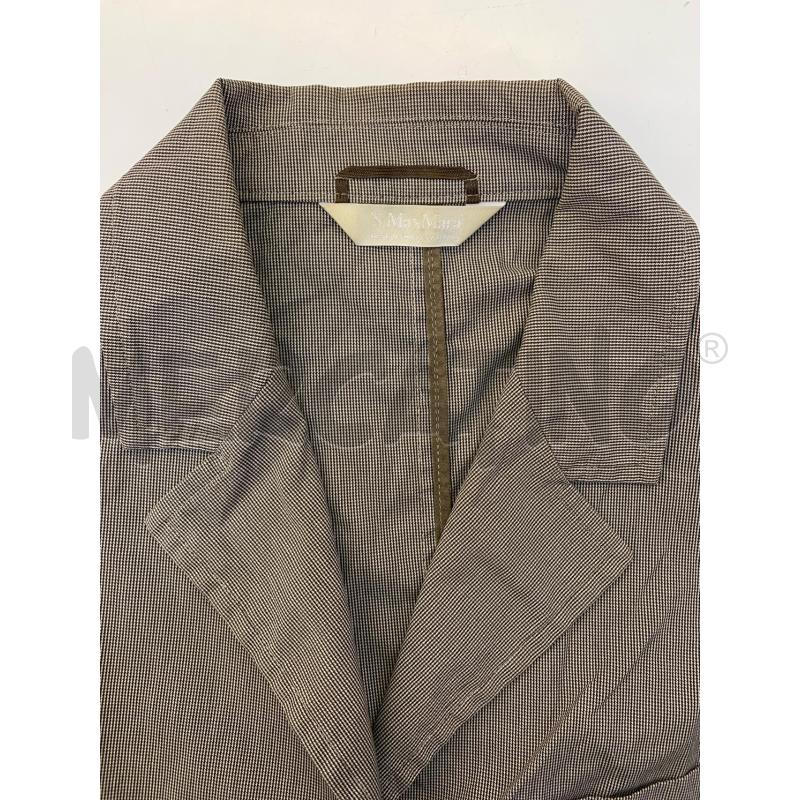 GIACCA DONNA MAXMARA MARRONE MICRO POINTS  | Mercatino dell'Usato Roma re di roma 5