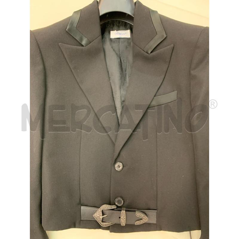 GIACCA DONNA OFF WHITE CROPPED  NERO  | Mercatino dell'Usato Roma re di roma 3