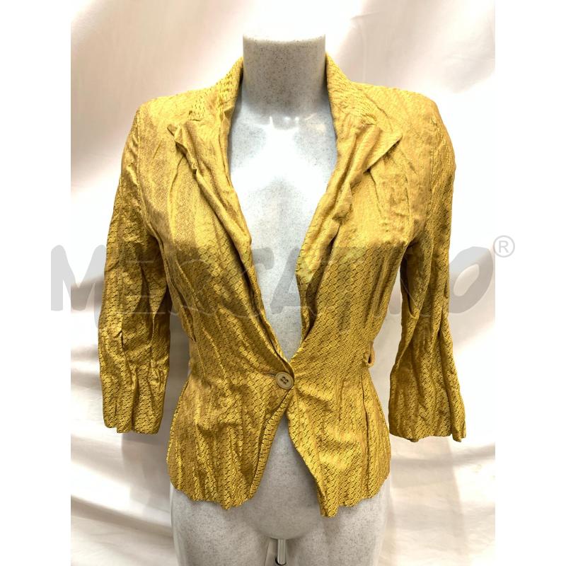 GIACCA MAX & CO SENAPE RICAMI GOLD | Mercatino dell'Usato Roma re di roma 1