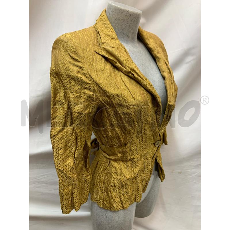 GIACCA MAX & CO SENAPE RICAMI GOLD | Mercatino dell'Usato Roma re di roma 2