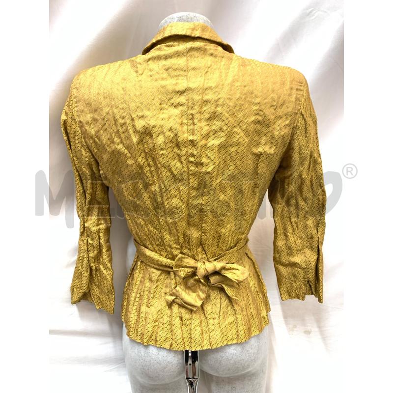 GIACCA MAX & CO SENAPE RICAMI GOLD | Mercatino dell'Usato Roma re di roma 3