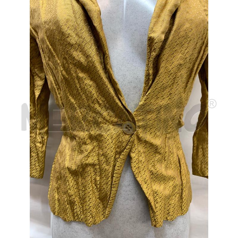 GIACCA MAX & CO SENAPE RICAMI GOLD | Mercatino dell'Usato Roma re di roma 4