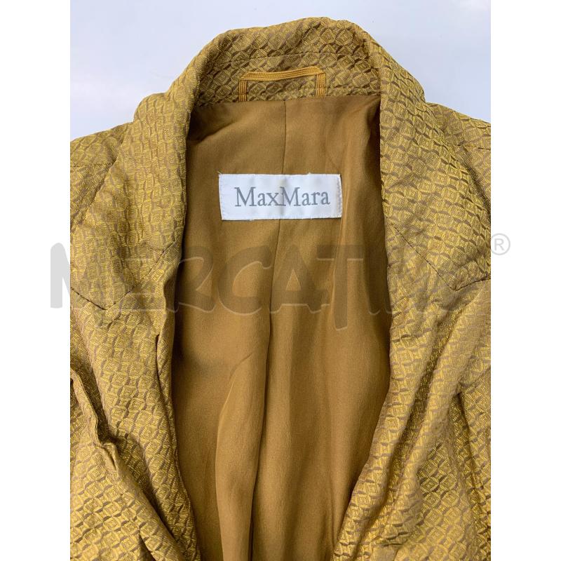 GIACCA MAX & CO SENAPE RICAMI GOLD | Mercatino dell'Usato Roma re di roma 5