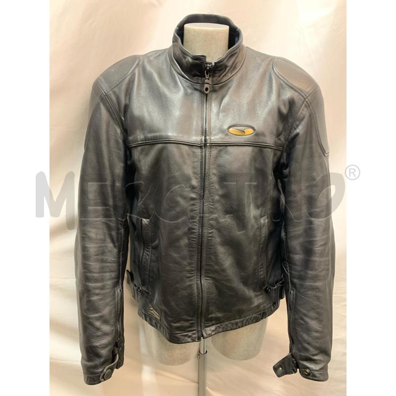 GIACCA MOTO UOMO AXO RACING  PELLE NERO  | Mercatino dell'Usato Roma re di roma 1
