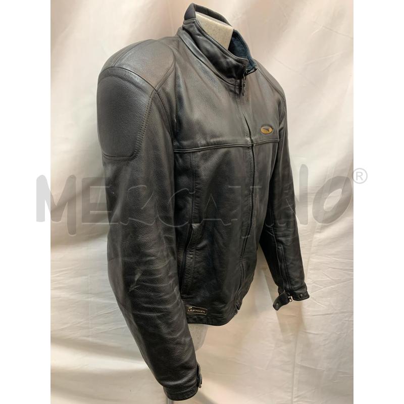 GIACCA MOTO UOMO AXO RACING  PELLE NERO  | Mercatino dell'Usato Roma re di roma 2