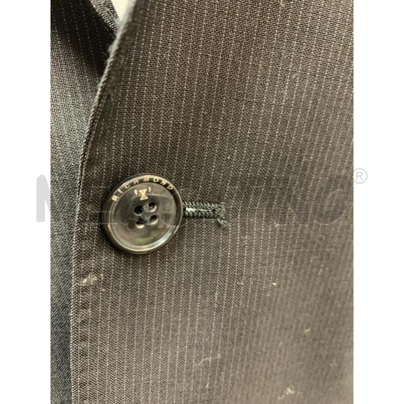 GIACCA RICHMOND X  NERO MICRO GESSATO  | Mercatino dell'Usato Roma re di roma 4