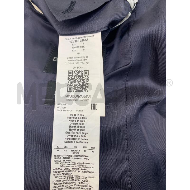 GIACCA UOMO EMPORIO ARMANI BLU | Mercatino dell'Usato Roma re di roma 5