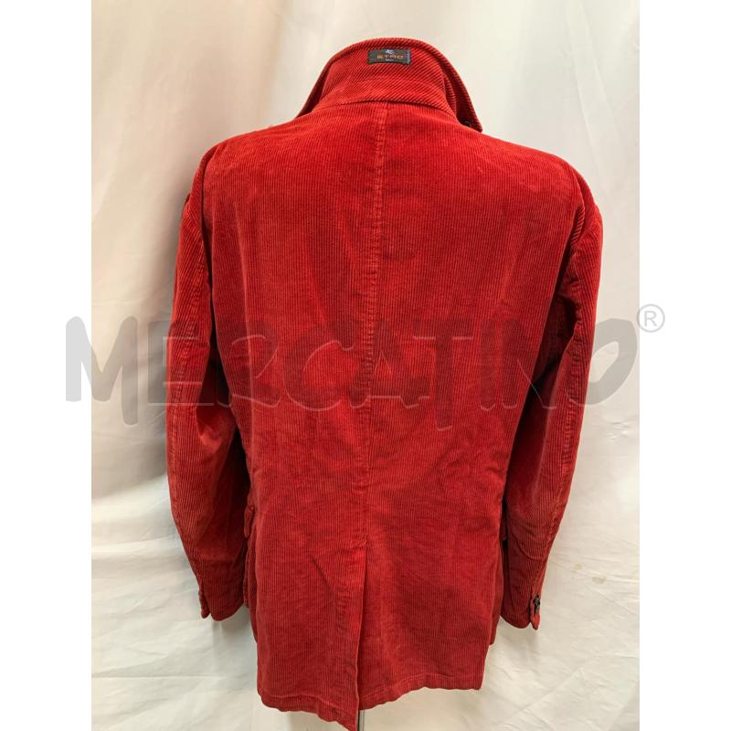 GIACCA UOMO ETRO VELLUTO COSTINA BORDEAUX  | Mercatino dell'Usato Roma re di roma 3