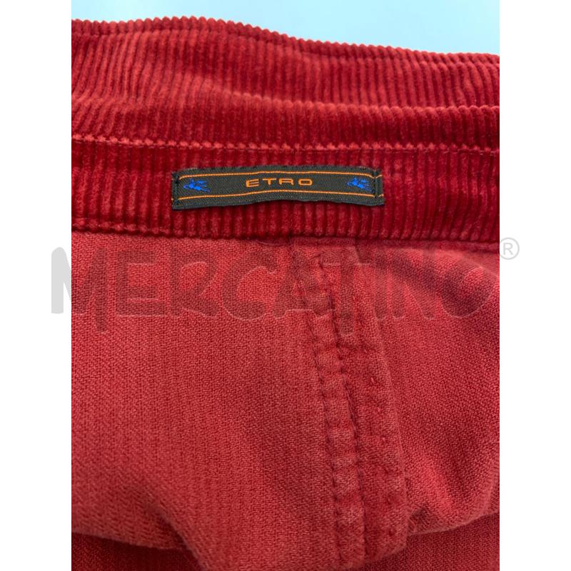 GIACCA UOMO ETRO VELLUTO COSTINA BORDEAUX  | Mercatino dell'Usato Roma re di roma 5