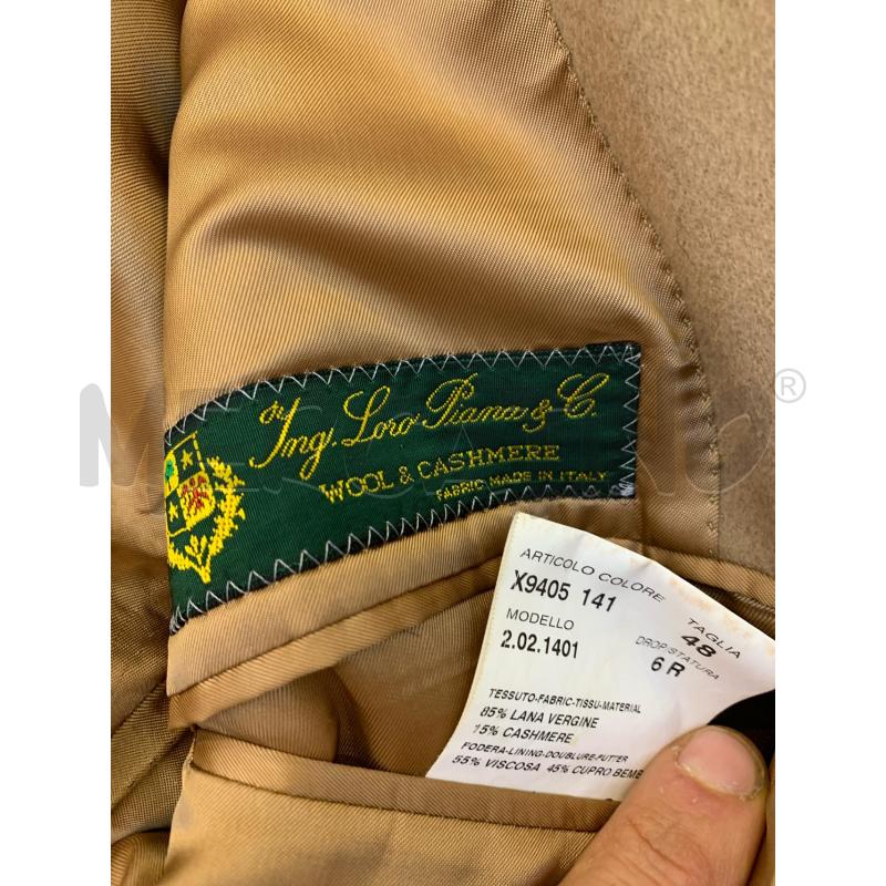 GIACCA UOMO LORO PIANA BEIGE LANA CASHM | Mercatino dell'Usato Roma re di roma 5