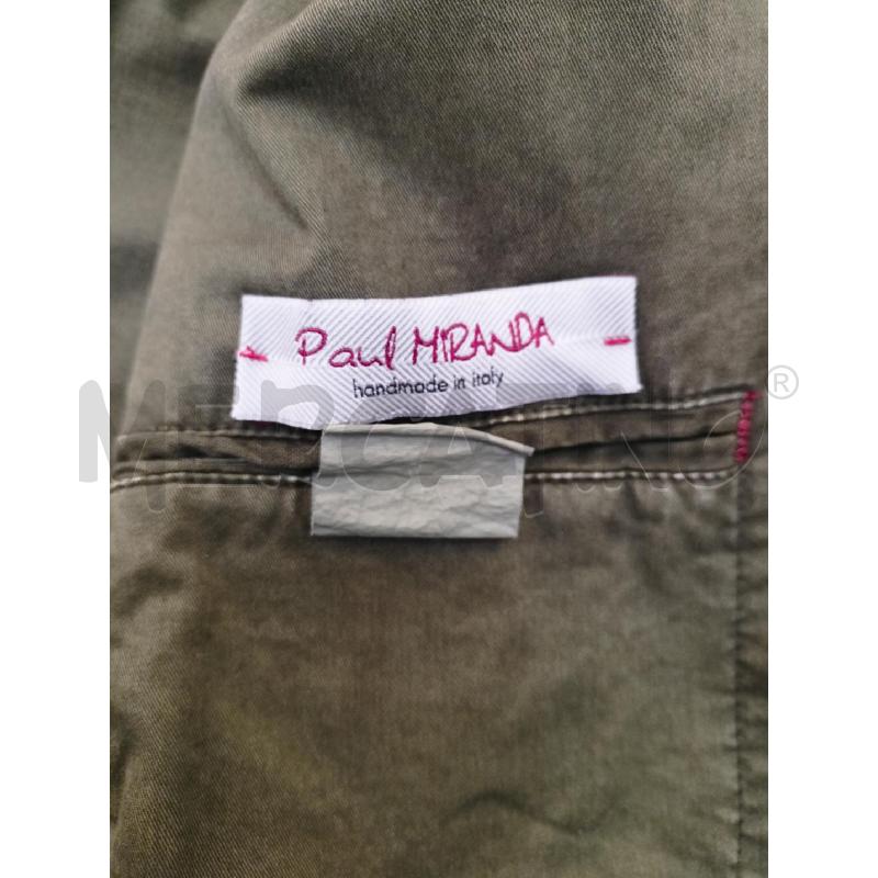 GIACCA UOMO PAUL MIRANDA VERDE MILITAR | Mercatino dell'Usato Roma re di roma 5