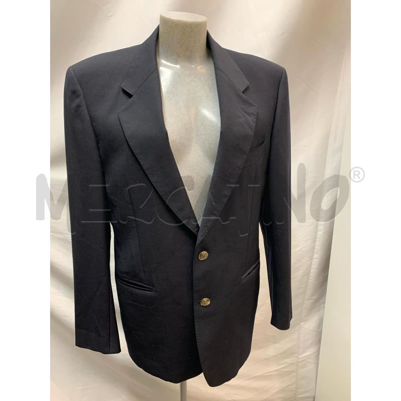 GIACCA UOMO ROBERTA DI CAMERINO BLU SCUR BOTT DORAT | Mercatino dell'Usato Roma re di roma 1