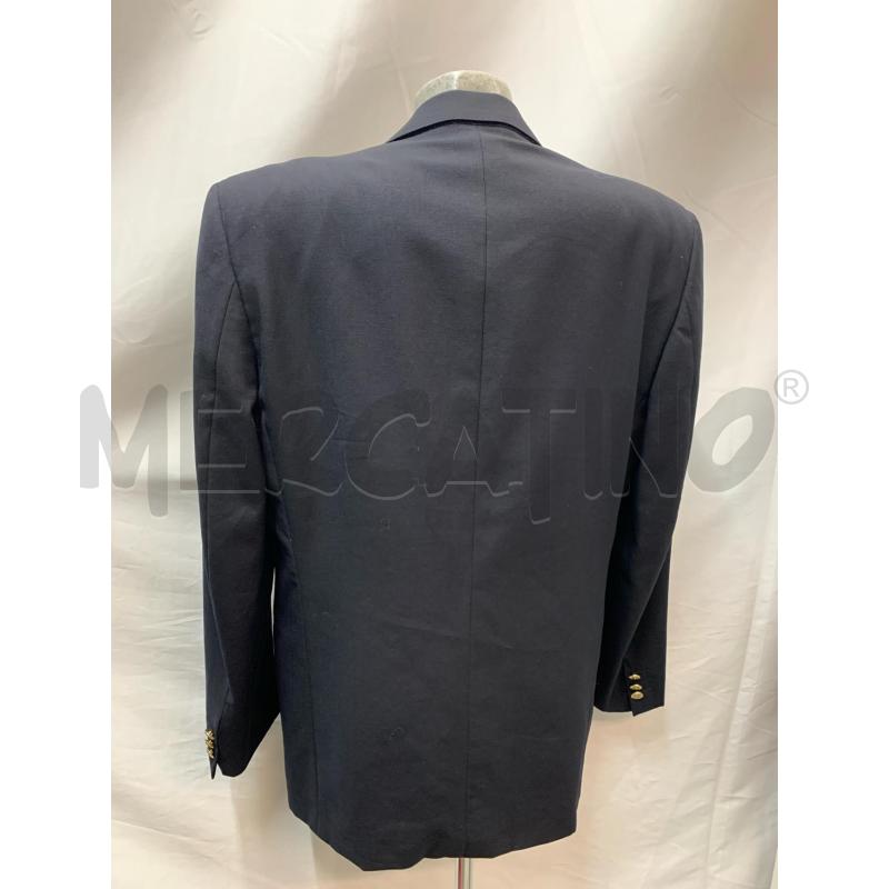 GIACCA UOMO ROBERTA DI CAMERINO BLU SCUR BOTT DORAT | Mercatino dell'Usato Roma re di roma 3