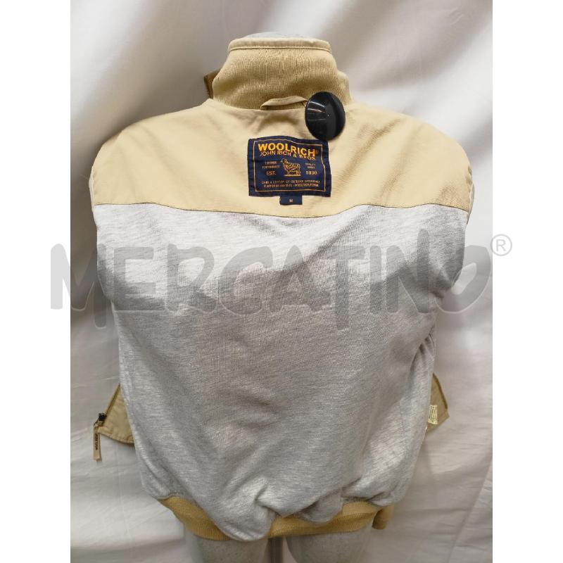 GIACCA UOMO WOOLRICH BEIGE ZIP  | Mercatino dell'Usato Roma re di roma 5