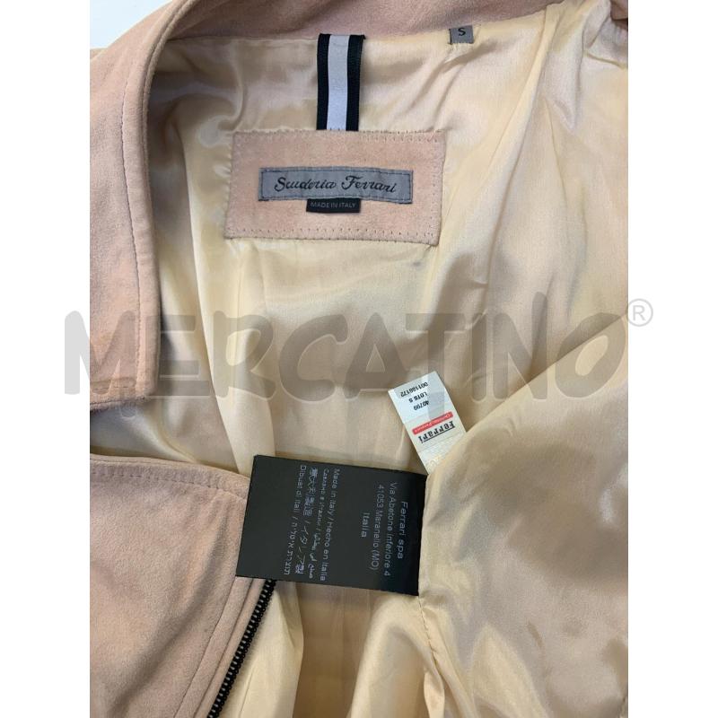 GIACCA  SCUDERIA FERRARI SUEDE ROSA CIPRIA | Mercatino dell'Usato Roma re di roma 5