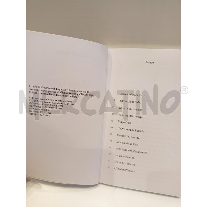 GIANNI RODARI MAGO GIRÒ PRIMA EDIZ 2002 | Mercatino dell'Usato Roma re di roma 5