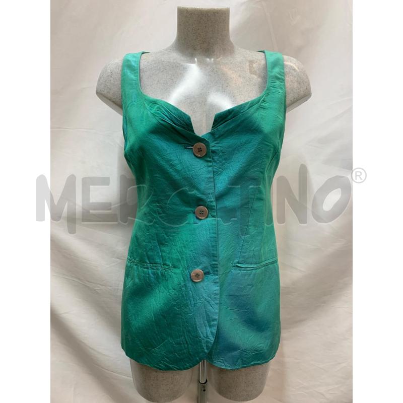 GILET DONNA ANNA PIANURA VERDE SFUMAT | Mercatino dell'Usato Roma re di roma 1