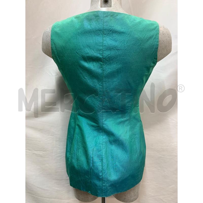 GILET DONNA ANNA PIANURA VERDE SFUMAT | Mercatino dell'Usato Roma re di roma 3