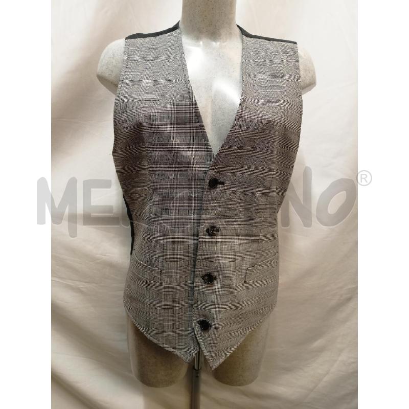 GILET UOMO DG BIANCO NERO | Mercatino dell'Usato Roma re di roma 1
