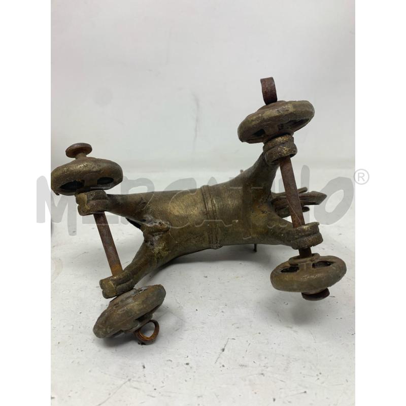 GIOCATTOLO ETNICO BRONZO ELEFANTINO ROTELLE EPOCA | Mercatino dell'Usato Roma re di roma 5