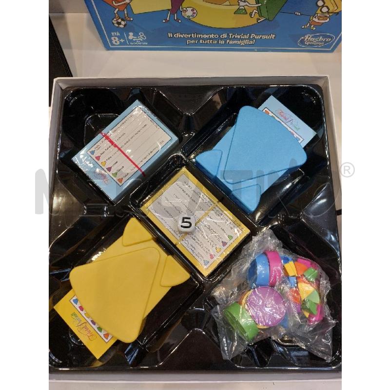 GIOCO DA TAVOLA TRIVIAL PURSUIT EDIZIONE FAMIGLIA QUASI NUOVO CARTE ANCORA SIGILLATE | Mercatino dell'Usato Roma re di roma 2