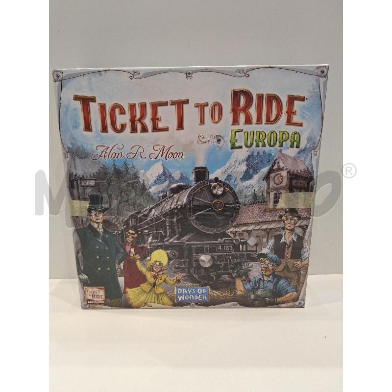 GIOCO DA TAVOLO TICKET TO RIDE EUROPA COMPLETO  | Mercatino dell'Usato Roma re di roma 1