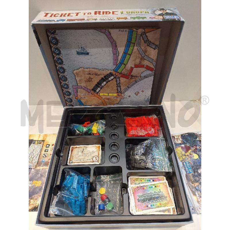 GIOCO DA TAVOLO TICKET TO RIDE EUROPA COMPLETO  | Mercatino dell'Usato Roma re di roma 3