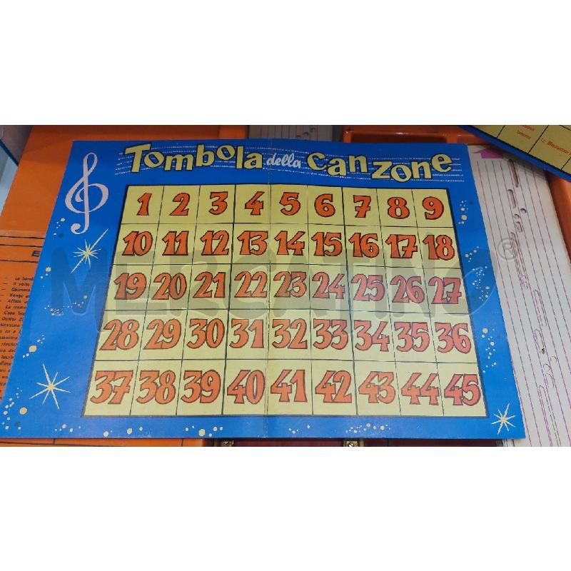 GIOCO DA TAVOLO TOMBOLA DELLA CANZONE | Mercatino dell'Usato Roma re di roma 4