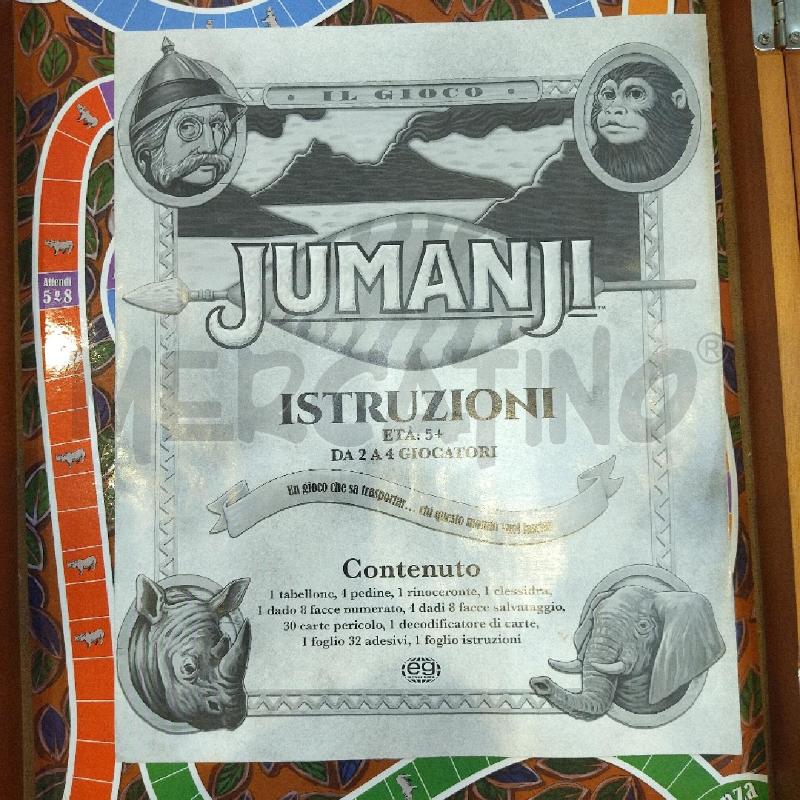 GIOCO JUMANJI SCATOLA IN LEGNO EG COMPLETO | Mercatino dell'Usato Roma re di roma 4