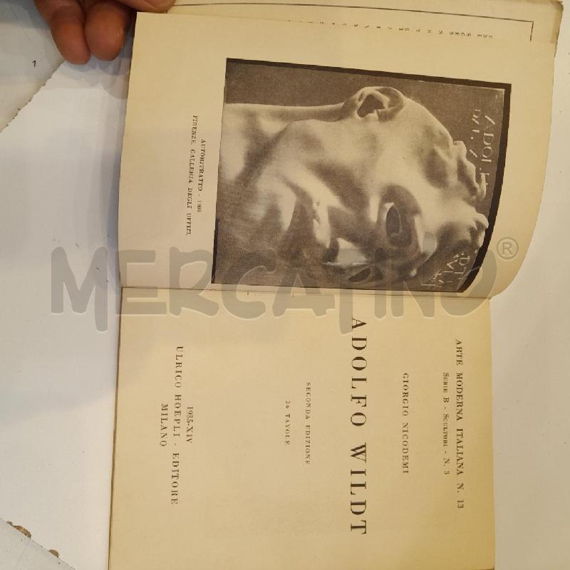 GIORGIO NICODEMI ADOLFO WILDT 1935 HOEPLI | Mercatino dell'Usato Roma re di roma 2