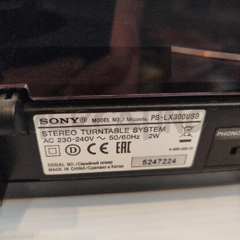 GIRADISCHI SONY PS-LX300USB TEST OK FUNZIONANTE | Mercatino dell'Usato Roma re di roma 5