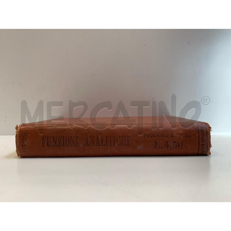 GIULIO VIVANTI TEORIA DELLE FUNZIONI ANALITICHE 1901 MANUALE HOEPLI | Mercatino dell'Usato Roma re di roma 2