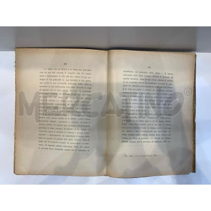 GIUSEPPE CAPOGRASSI SAGGIO SULLO STATO 1918 FRATELLI BOCCA EDITORI | Mercatino dell'Usato Roma re di roma 4