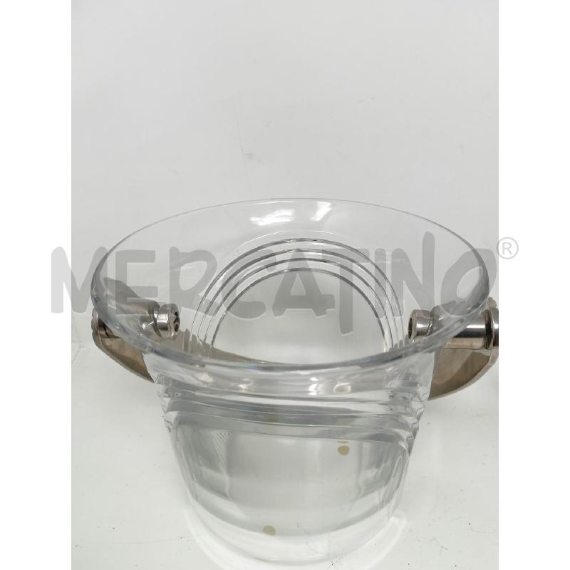 GLACETTE+CIOTOLA CRISTALLO RIEDEL ARCHI 4 LINEE MANICO ACCIAIO | Mercatino dell'Usato Roma re di roma 3