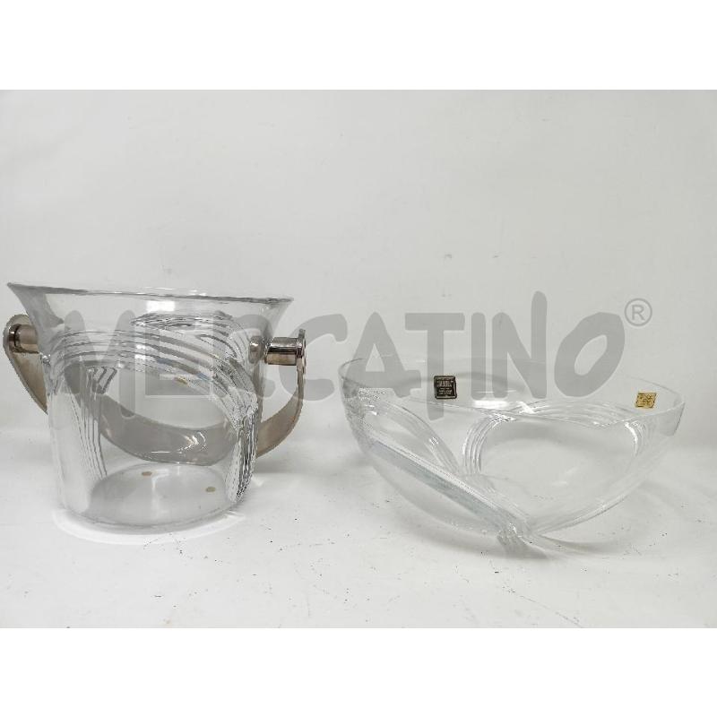 GLACETTE+CIOTOLA CRISTALLO RIEDEL ARCHI 4 LINEE MANICO ACCIAIO | Mercatino dell'Usato Roma re di roma 5