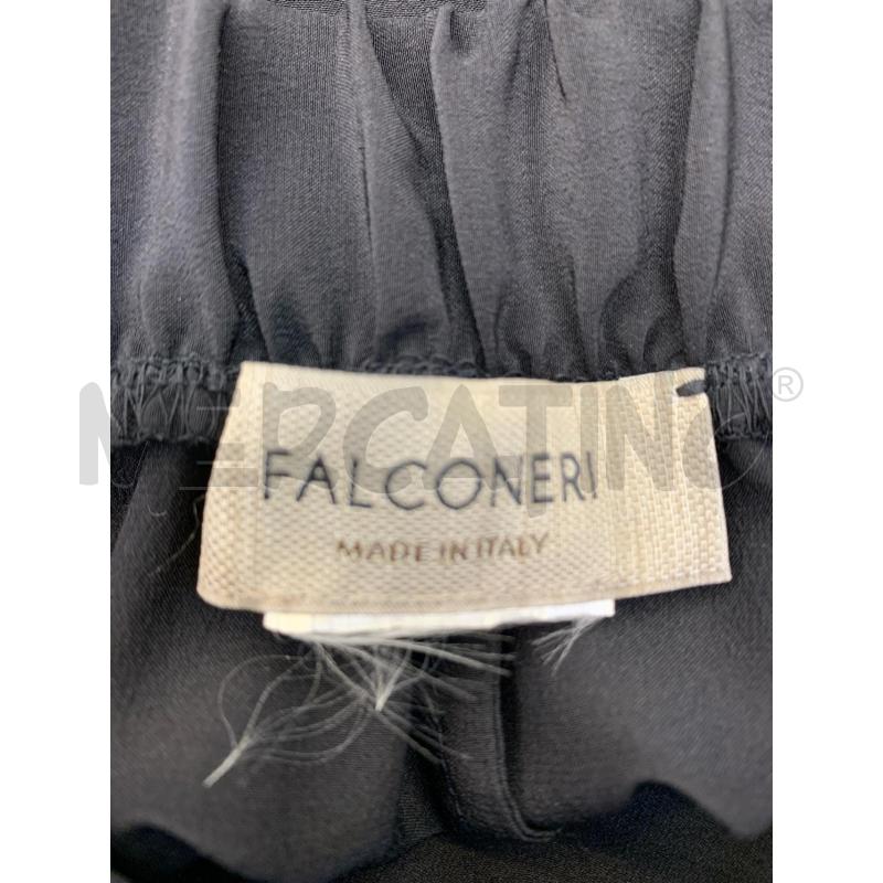 GONNA FALCONERI NERO VISCOSA / CASHMERE  | Mercatino dell'Usato Roma re di roma 5