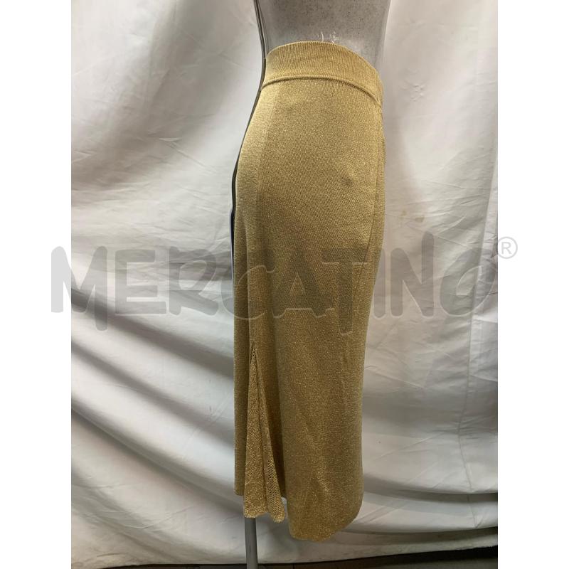 GONNA LUISA SPAGNOLI GOLDEN LUREX DETT PIZZO | Mercatino dell'Usato Roma re di roma 3