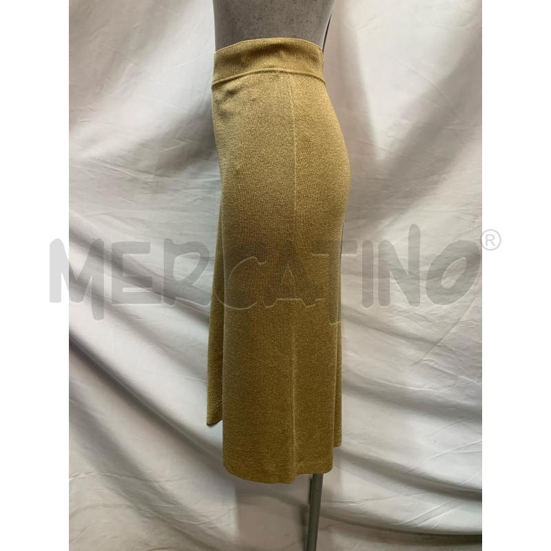 GONNA LUISA SPAGNOLI GOLDEN LUREX DETT PIZZO | Mercatino dell'Usato Roma re di roma 4